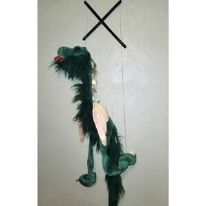Sunny Toys WB934B 38 In. Large Marionette Dragon Wings - Green 38"